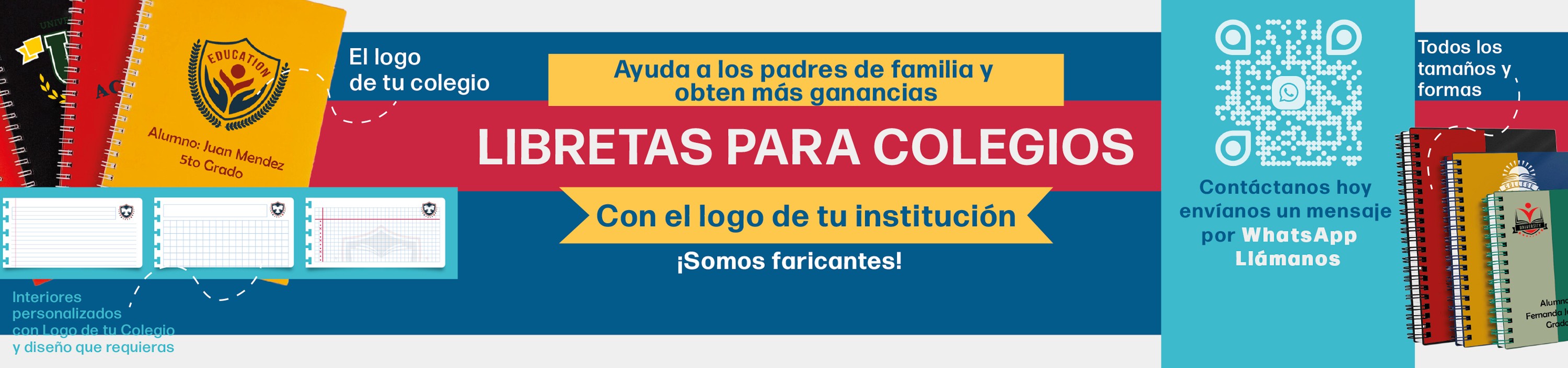 LIBRETAS PARA COLEGIOS